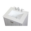 Elegant Decor 24 Inch Single Bathroom Vanity In Grey VF18024GR